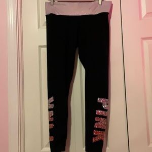 PINK hombre sequin leggings
